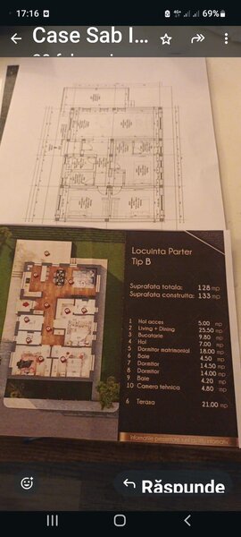 Gulia, casa top cu 4 cam., 2 bai, placa beton, izolatie 18 cm, EPS 120 beci